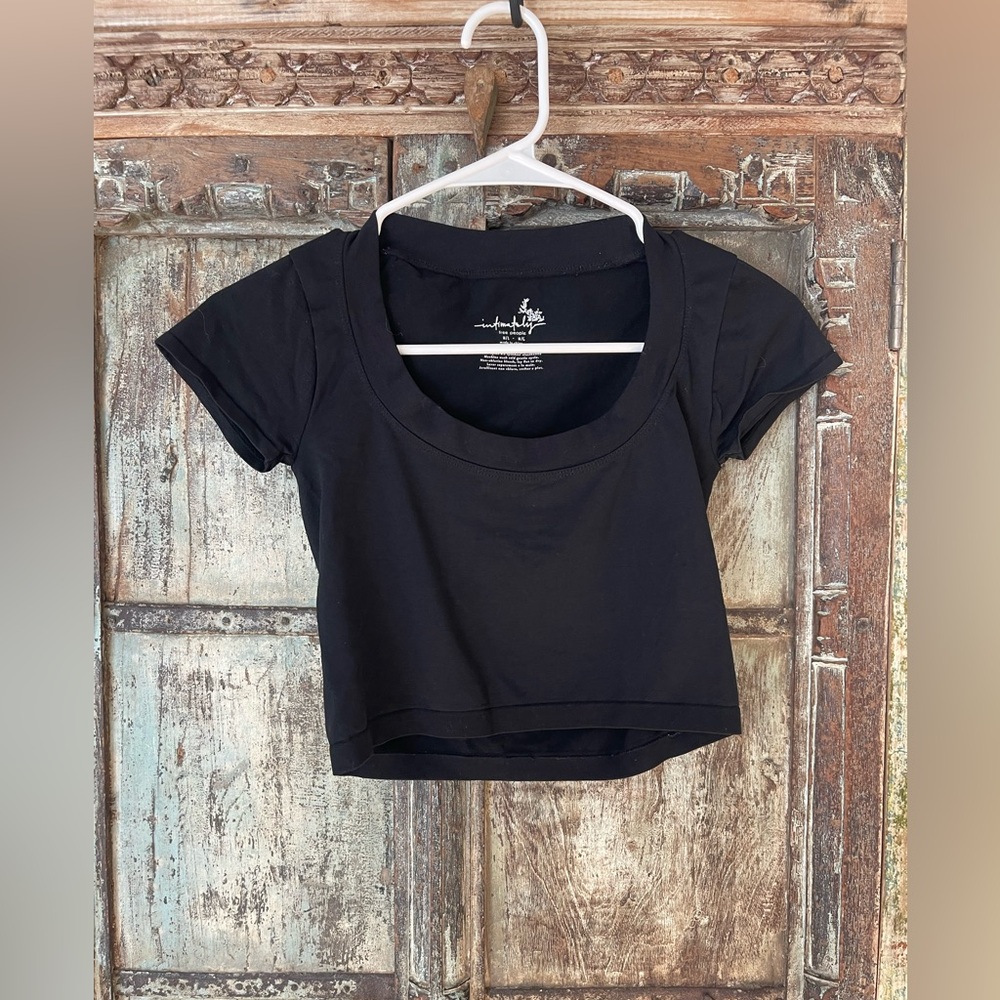 Free People Intimately Crop Top In Black